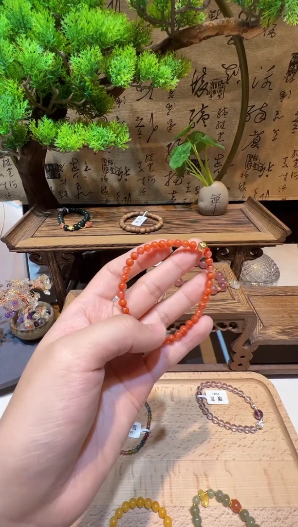 未镶嵌手链南红玛瑙手饰@@