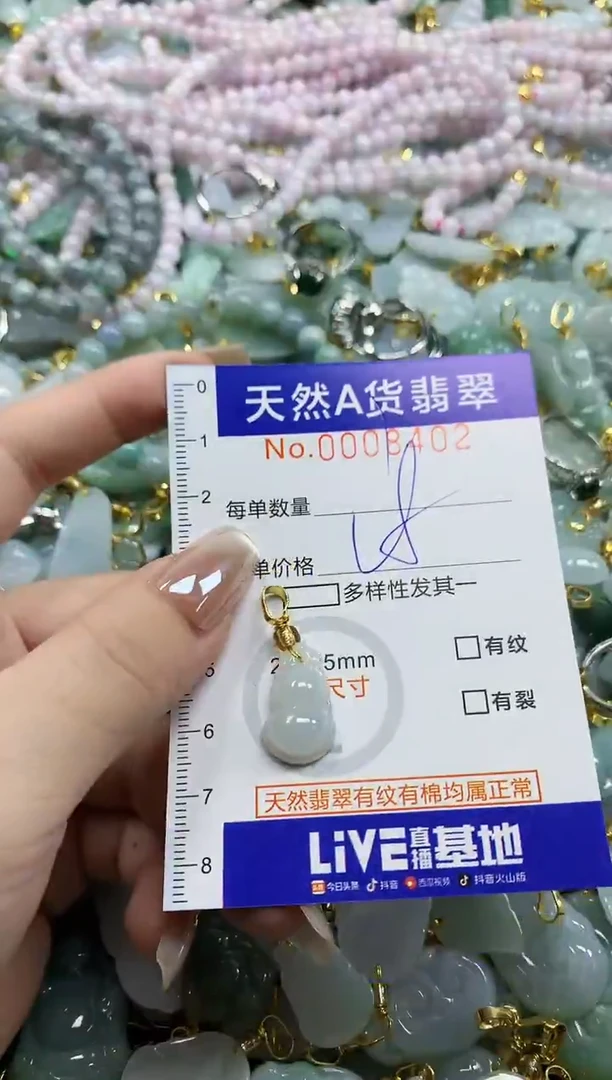 颈饰未镶嵌翡翠天然A货翡翠