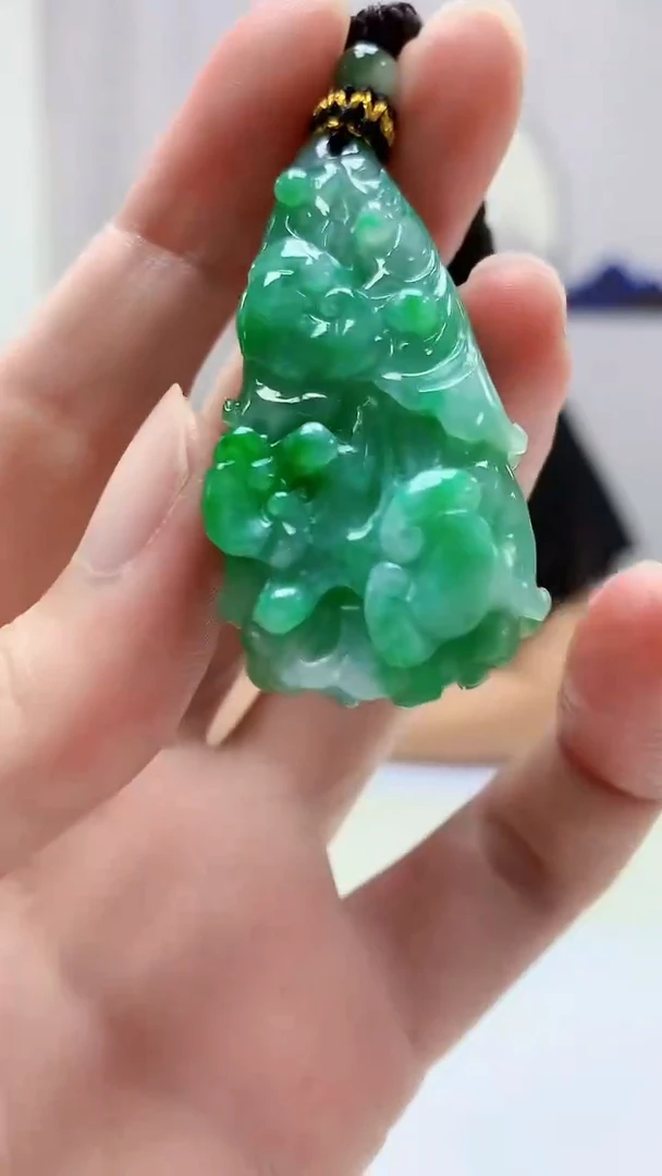 定制翡翠未镶嵌4902zm-毛货白菜34