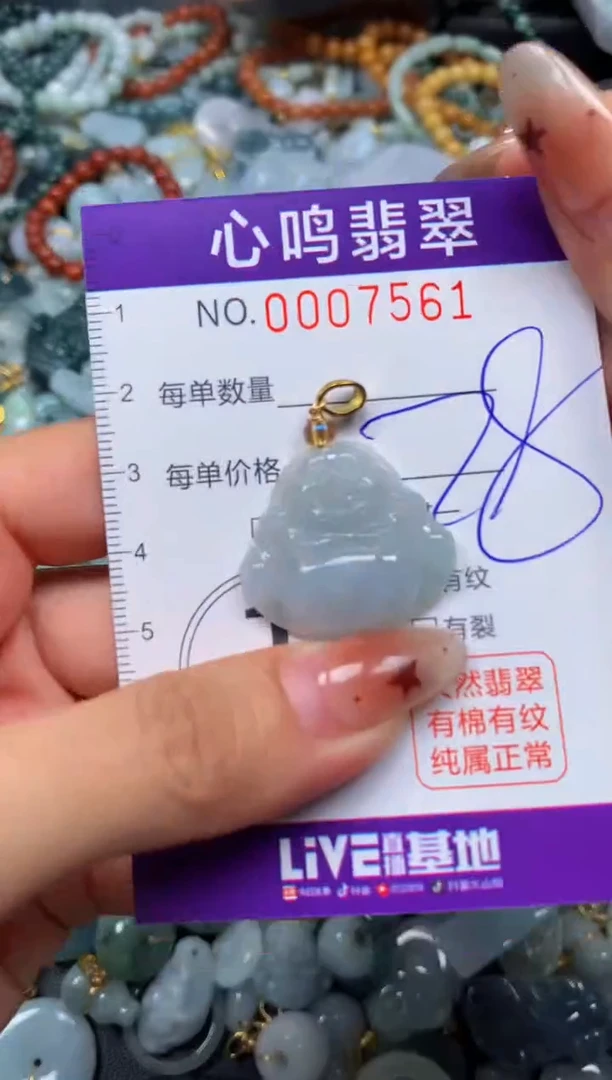 翡翠未镶嵌颈饰闪购007561