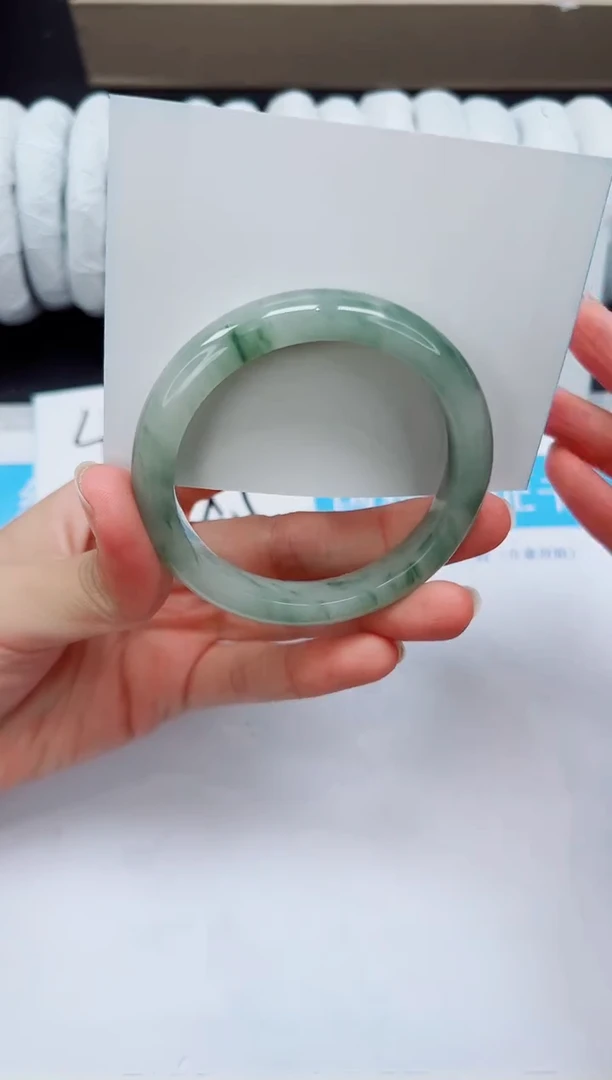 未镶嵌手镯石英质玉A117-55`56`57