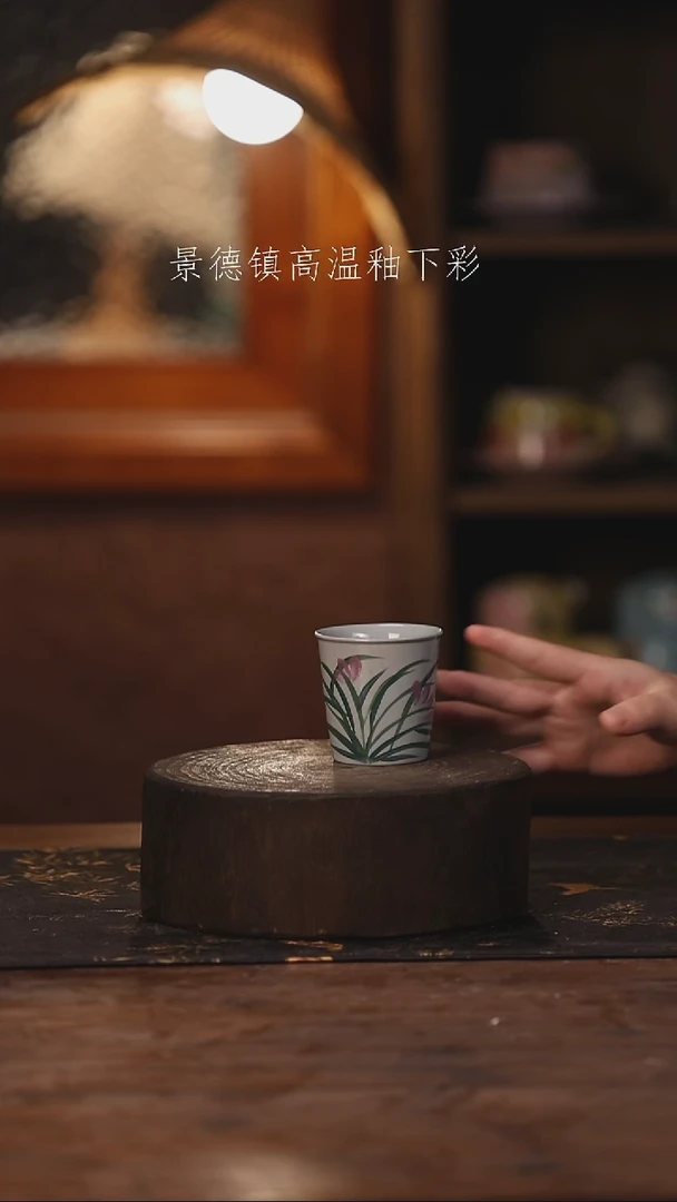 陶瓷景德镇高温釉下手绘陶瓷393