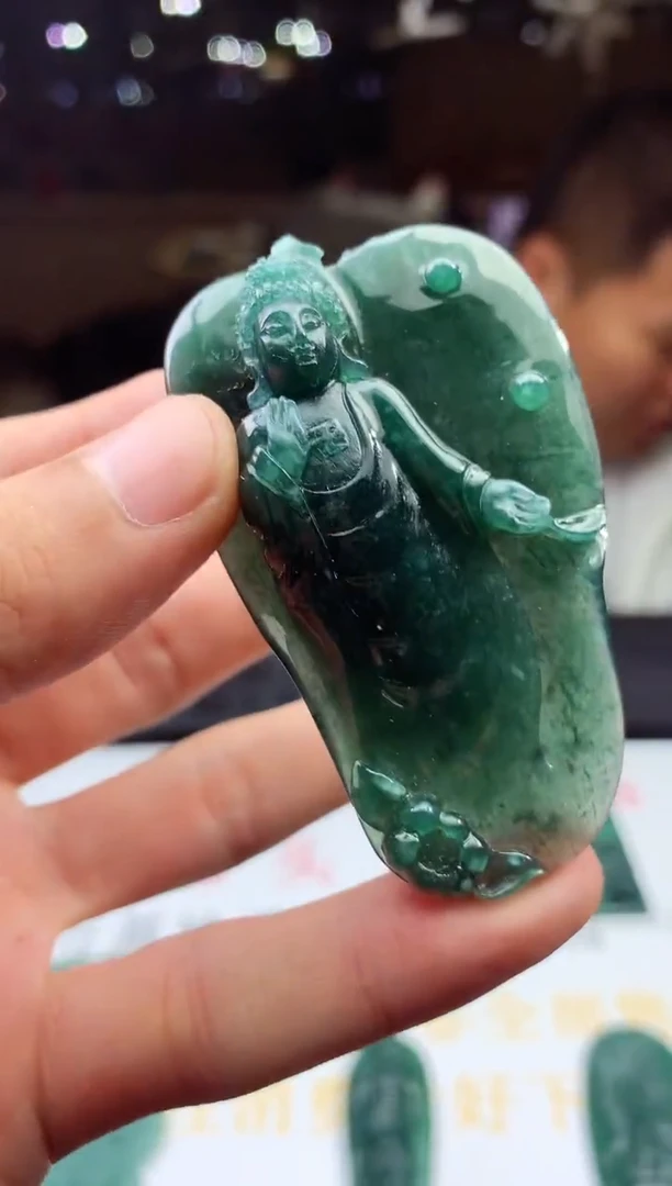 未镶嵌定制翡翠天然A货翡翠拍一发一