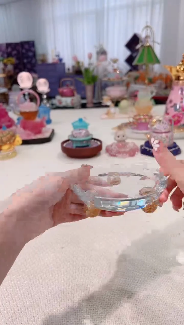 K9水晶壶承 金箔