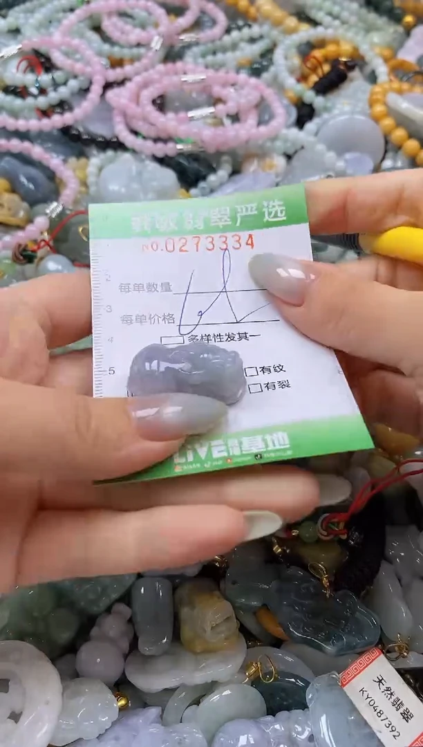 翡翠未镶嵌颈饰闪购0273334