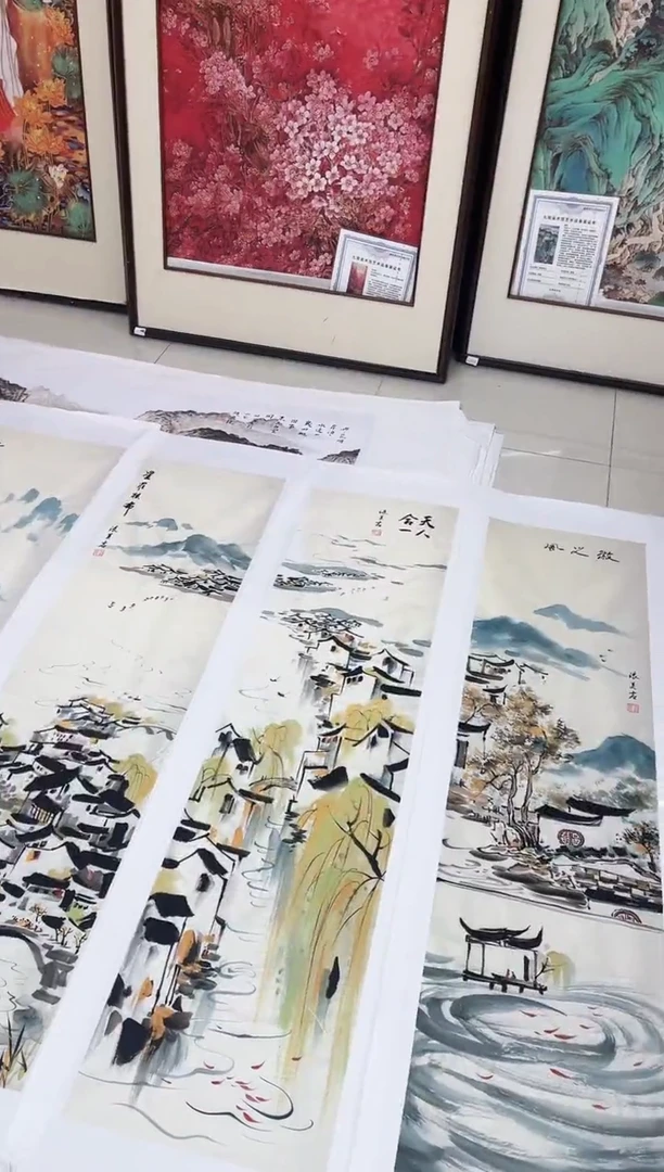 国画九霄甄选国画作品zhb119