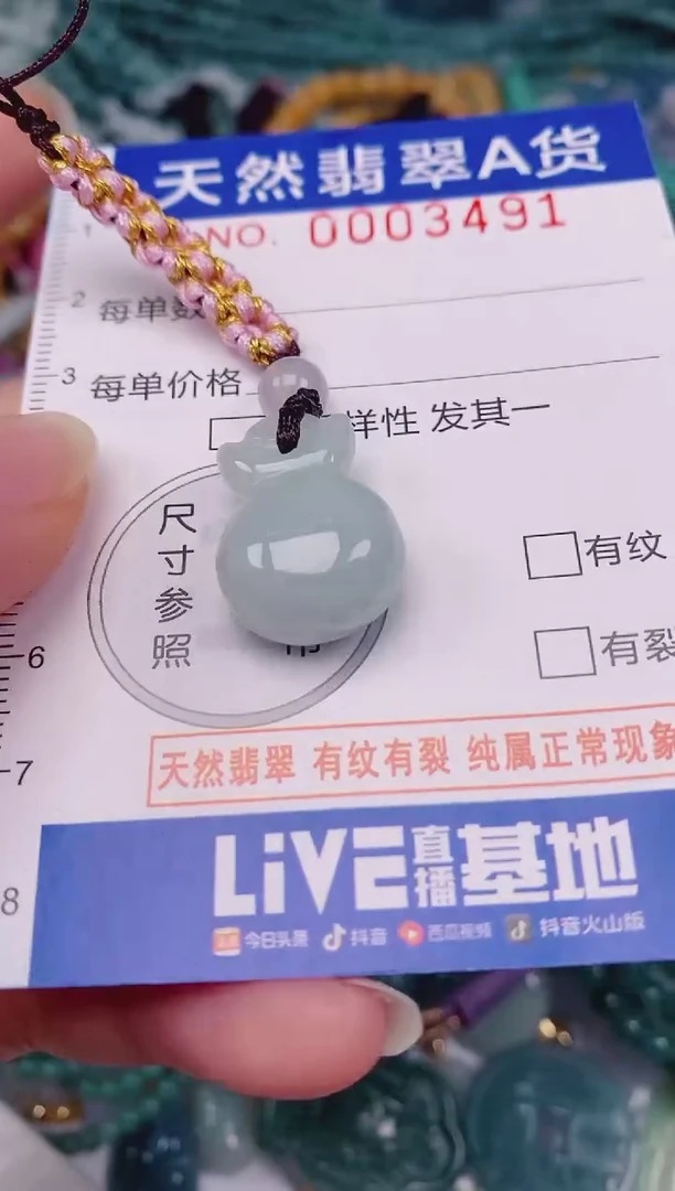 颈饰未镶嵌翡翠00003491