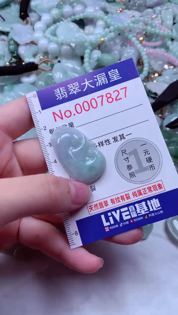 吊坠(不含链)未镶嵌翡翠7827