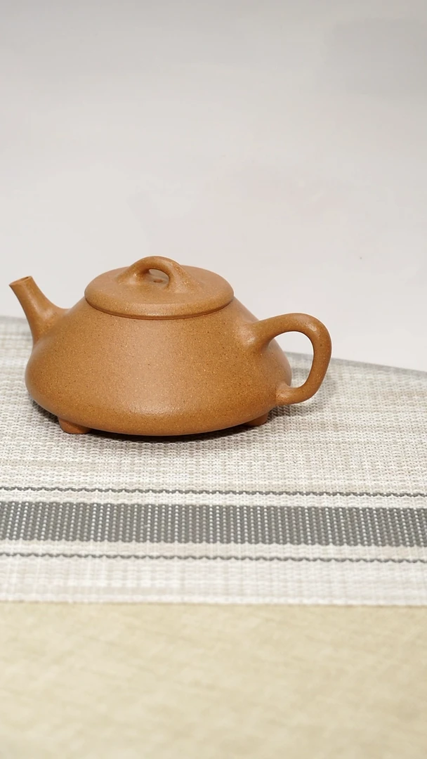 茶壶段泥澜黄金段任瓢壶瑕疵