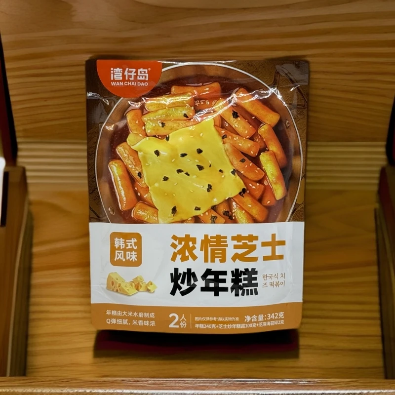 【限用期限2025年5月3】韩式风味浓情芝士炒年糕342g/3包
