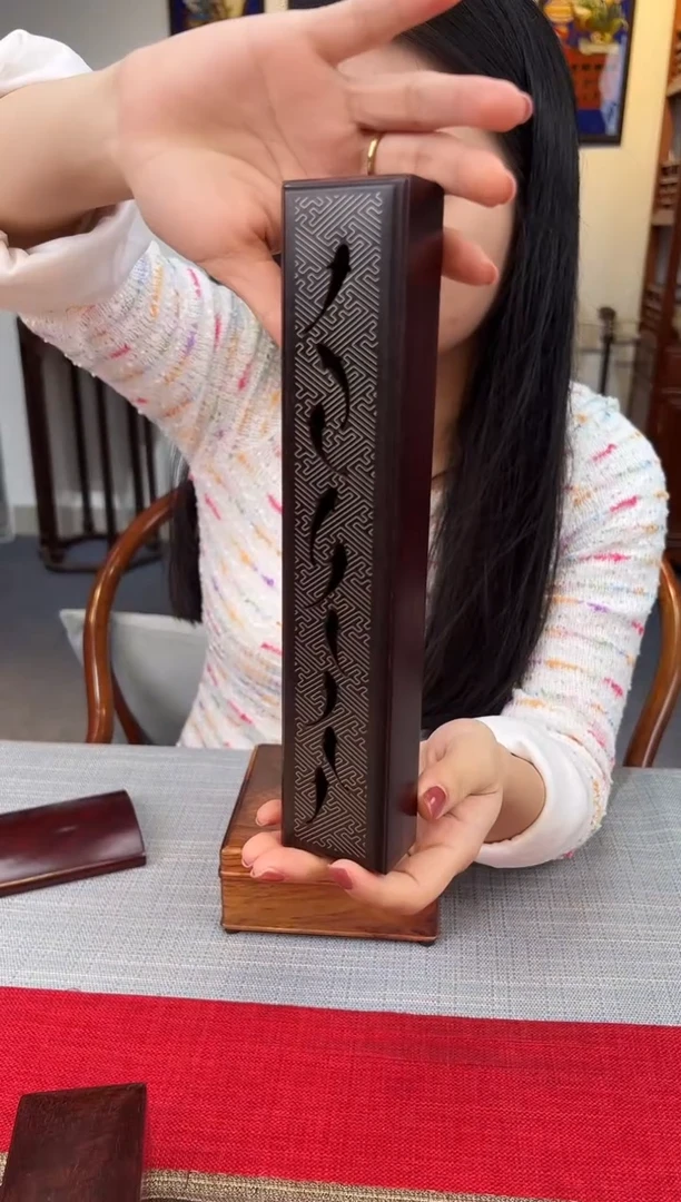 紫檀木类成套家具金玉满堂线香盒