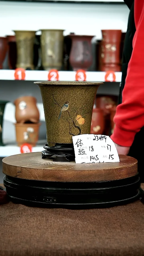 【闪购商品】紫砂花盆23419+s宜兴紫砂花盆