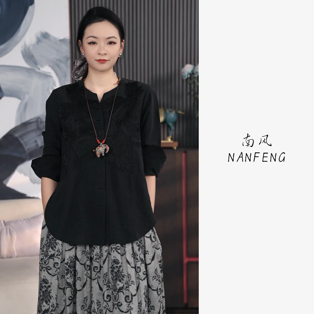 春夏新款气质款百搭上衣衬衫7414