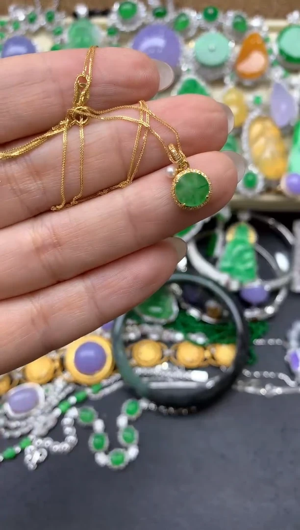 【闪购商品】翡翠颈饰未镶嵌273-中国好珍宝