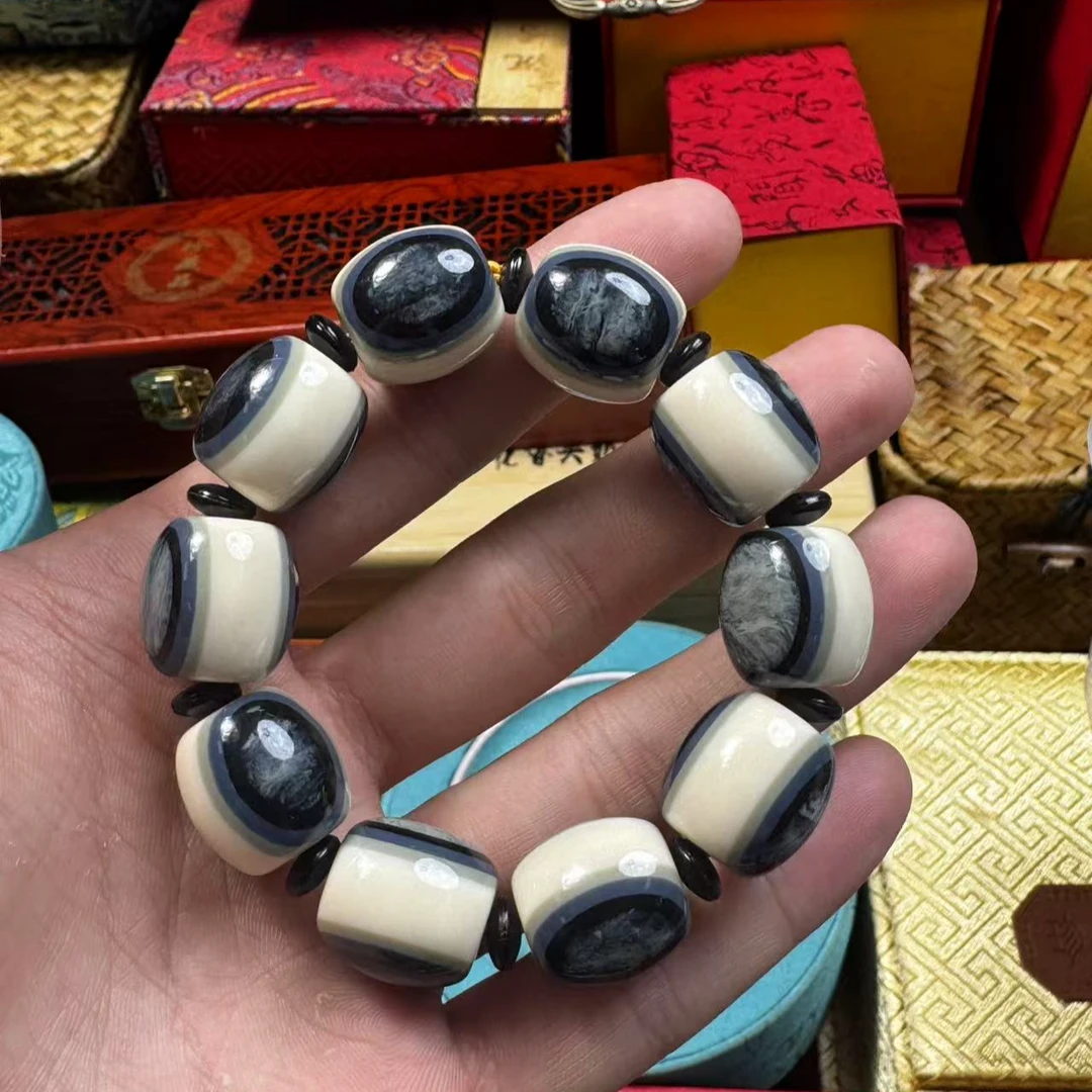 【闪购商品】-猛犸-蓝眼睛方手串