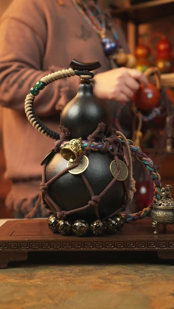 164大漆一物一拍记葫堂出品【不带手串】