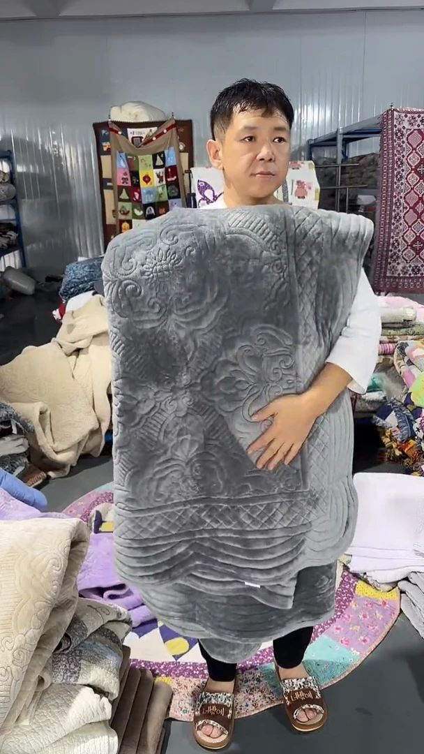 棉花32号190*220地垫深灰色