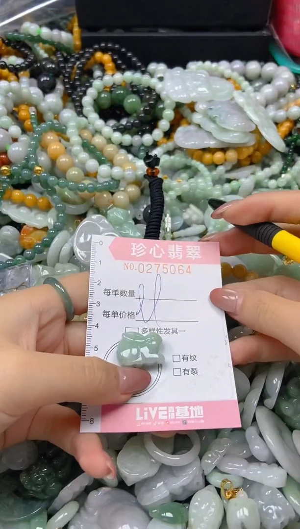 翡翠未镶嵌颈饰闪购0275064