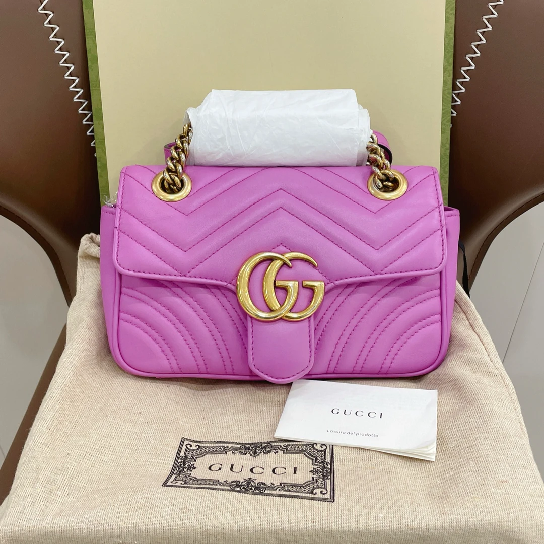 95新 GUCCI/古驰 香芋紫马蒙22