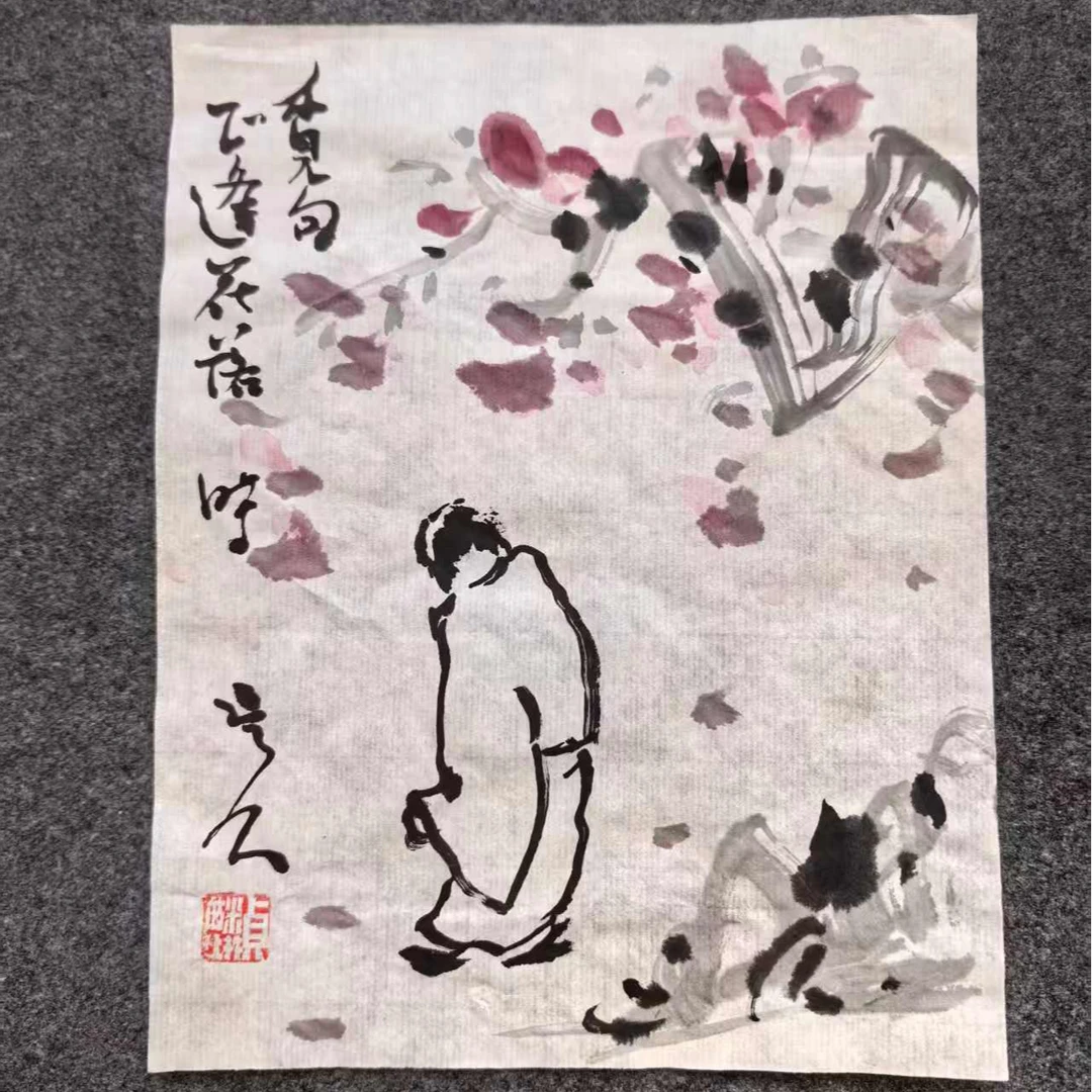 刘贞麟精美写意花鸟国画作品适合居家大气玄关装饰