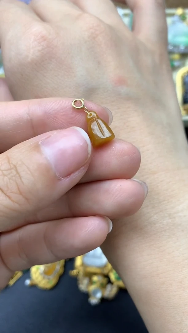 【闪购商品】翡翠颈饰18K金镶嵌4-中国好珍宝