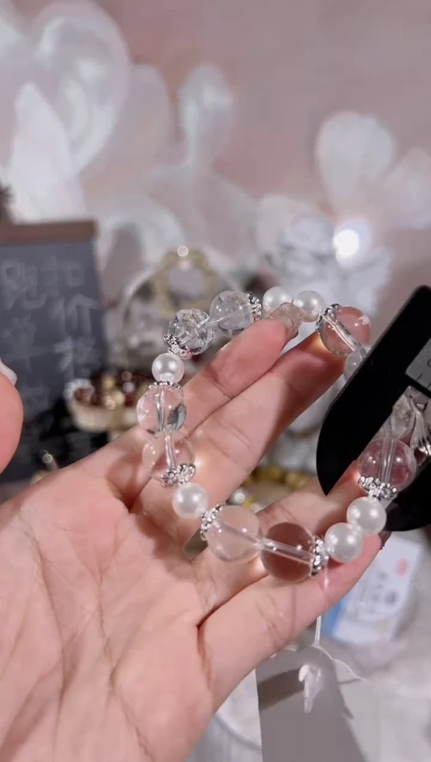 【闪购商品】水晶手链未镶嵌天然水晶默认微瑕 多样性发货发其一