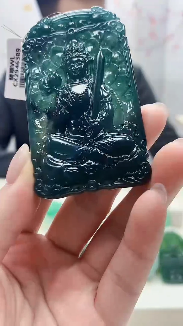 定制翡翠未镶嵌4946lr-毛货挂件30