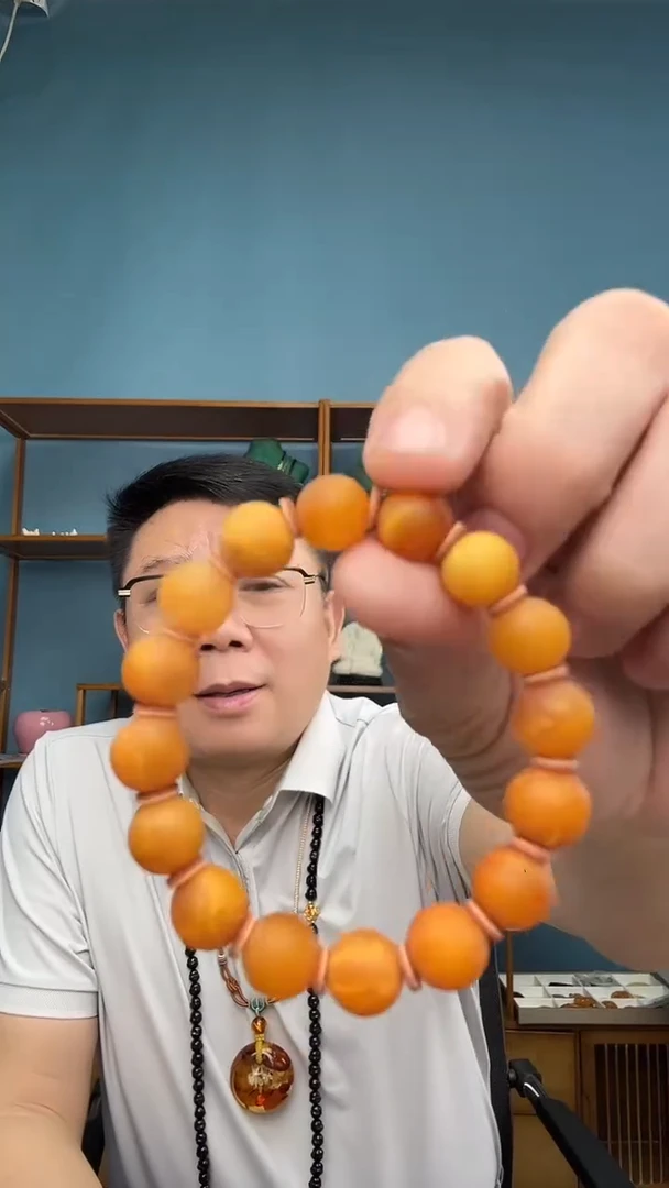 裸石琥珀未镶嵌陌**吟微瑕介意勿拍89