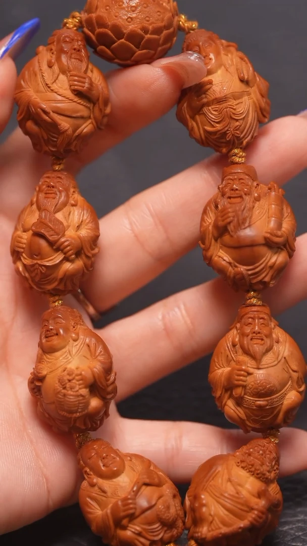 手串橄榄核2.3/八仙祝寿