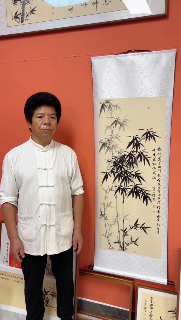 书法张富民/墨竹01/卷轴