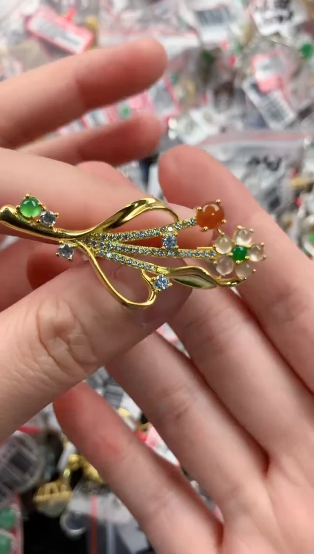 银S925镶嵌戒指翡翠222----3