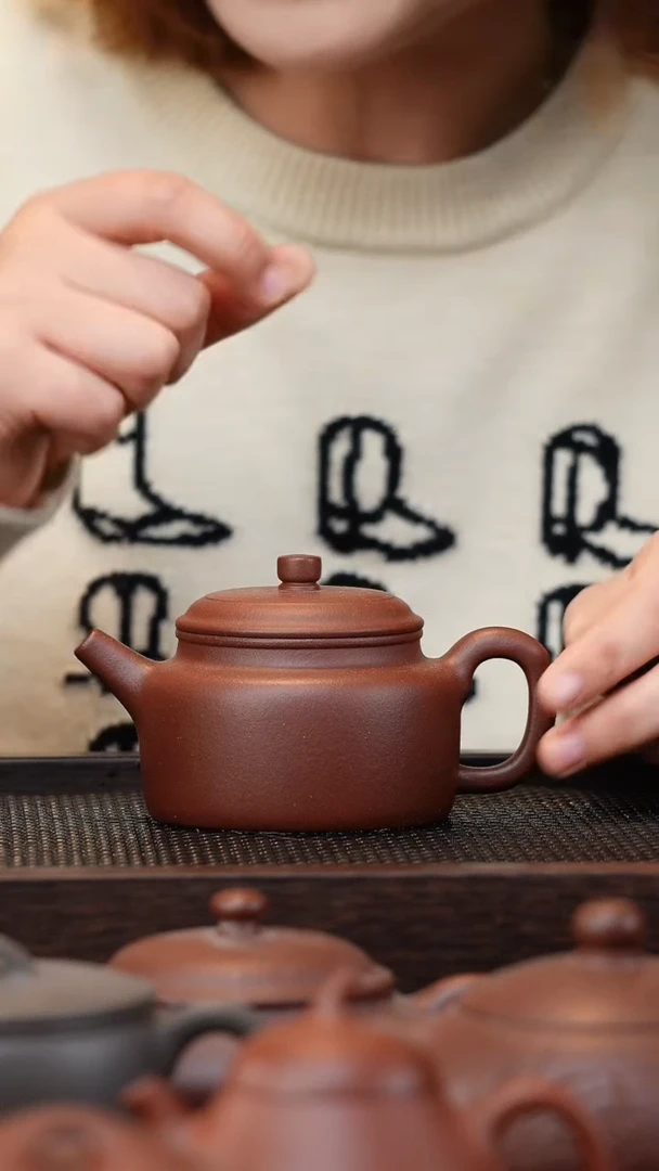 【闪购商品】紫砂茶壶微瑕黄龙源底曹清德中壶