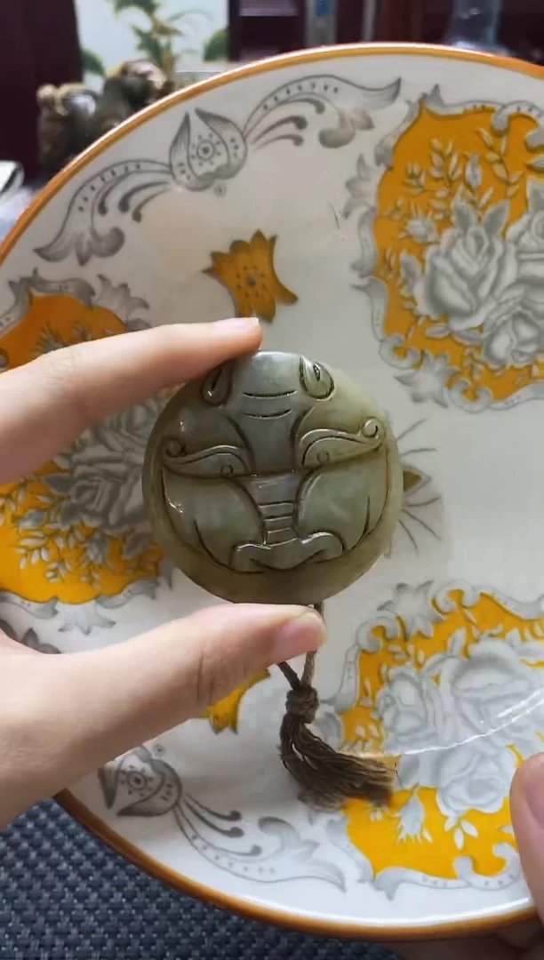 瓷片瓷片 瓷器 摆件 1个
