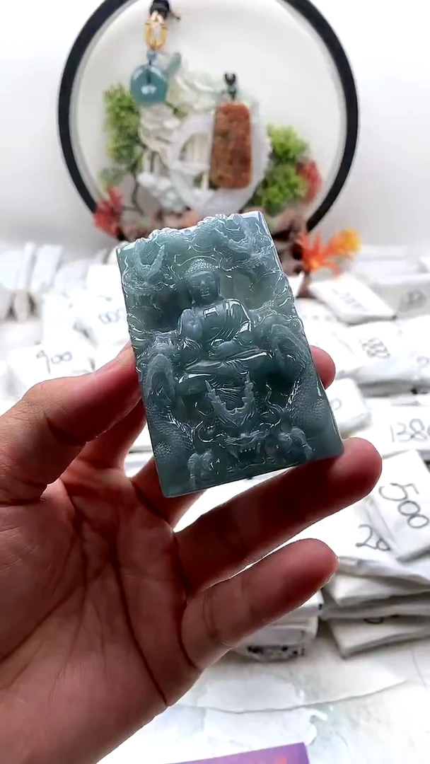 颈饰未镶嵌翡翠阿弥陀佛
