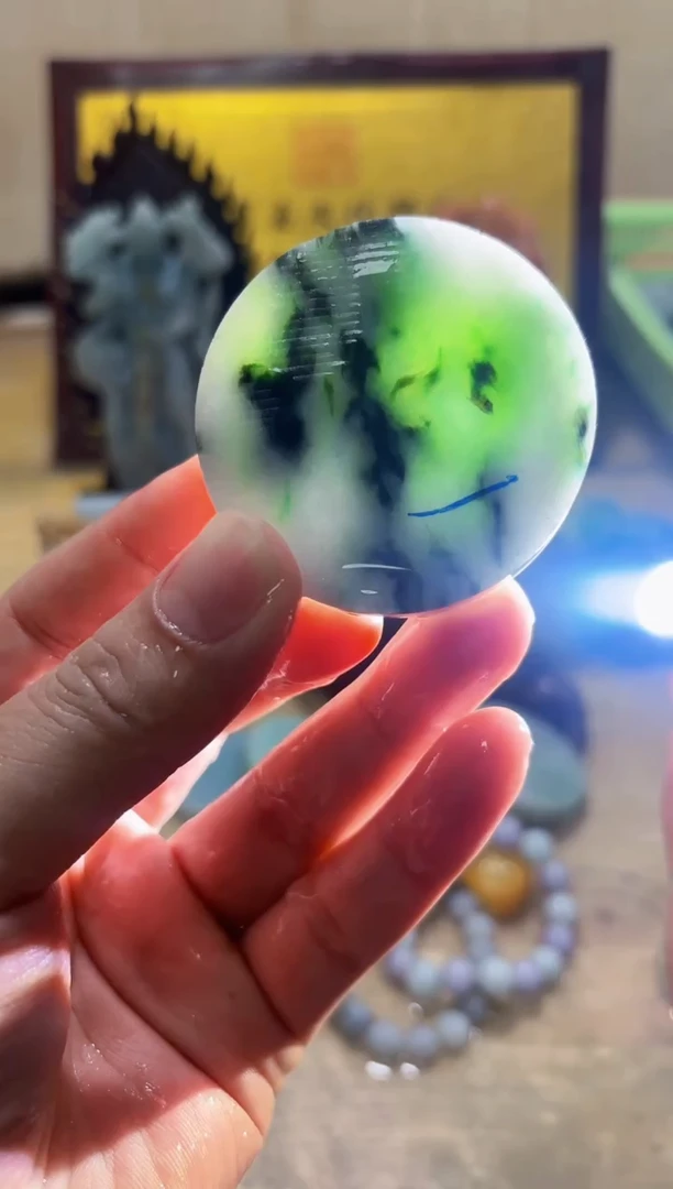 未镶嵌挂件翡翠A货常璀6037