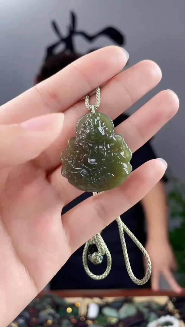 和田玉未镶嵌颈饰拍一发一，多样性发货