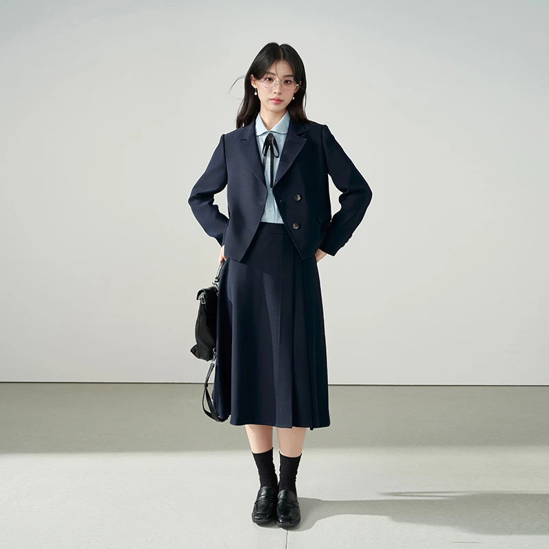 伯德小姐大学生教资面试西装外套女冬职业装正式场合气质西服套装