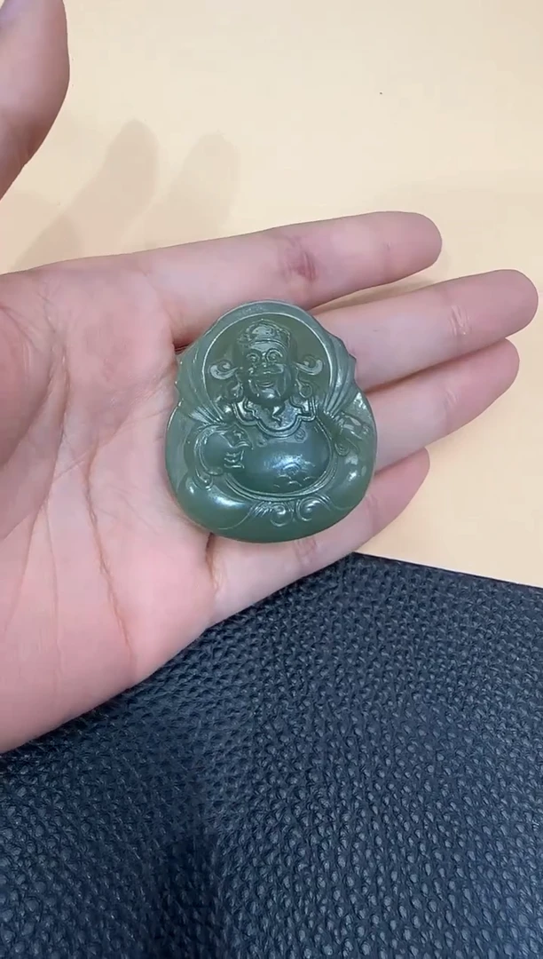 和田玉未镶嵌颈饰颈饰赠绳