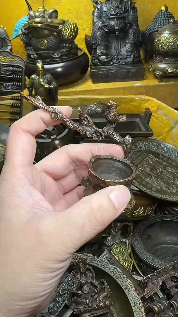 铜器摆件收收藏藏