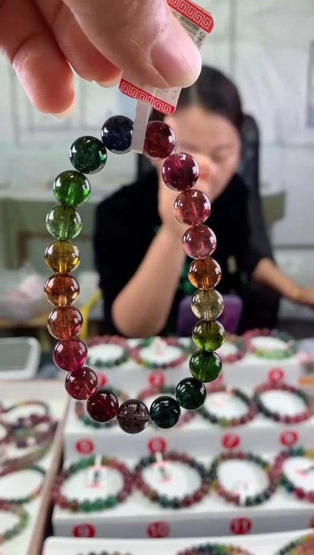 未镶嵌手串碧玺多样性发一条