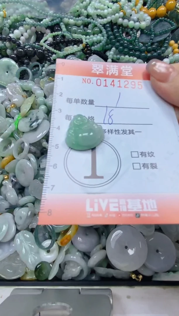 翡翠未镶嵌颈饰闪购0141295