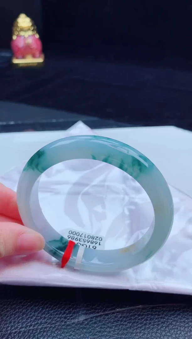 翡翠手镯未镶嵌缅甸天然翡翠A货手镯