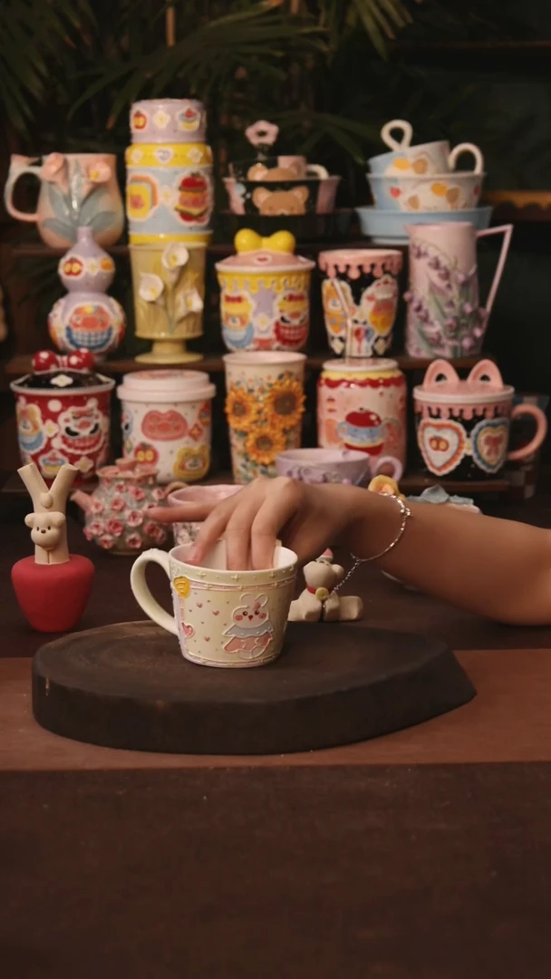 杯子景德镇原创手作陶瓷