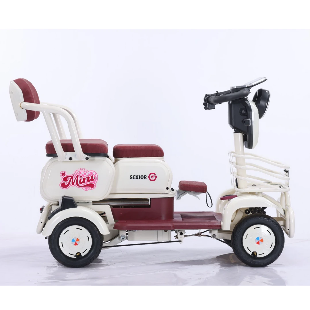 SUNRA/新日带雨棚大续航电动四轮车适合老人宝妈日常接送孩子--T