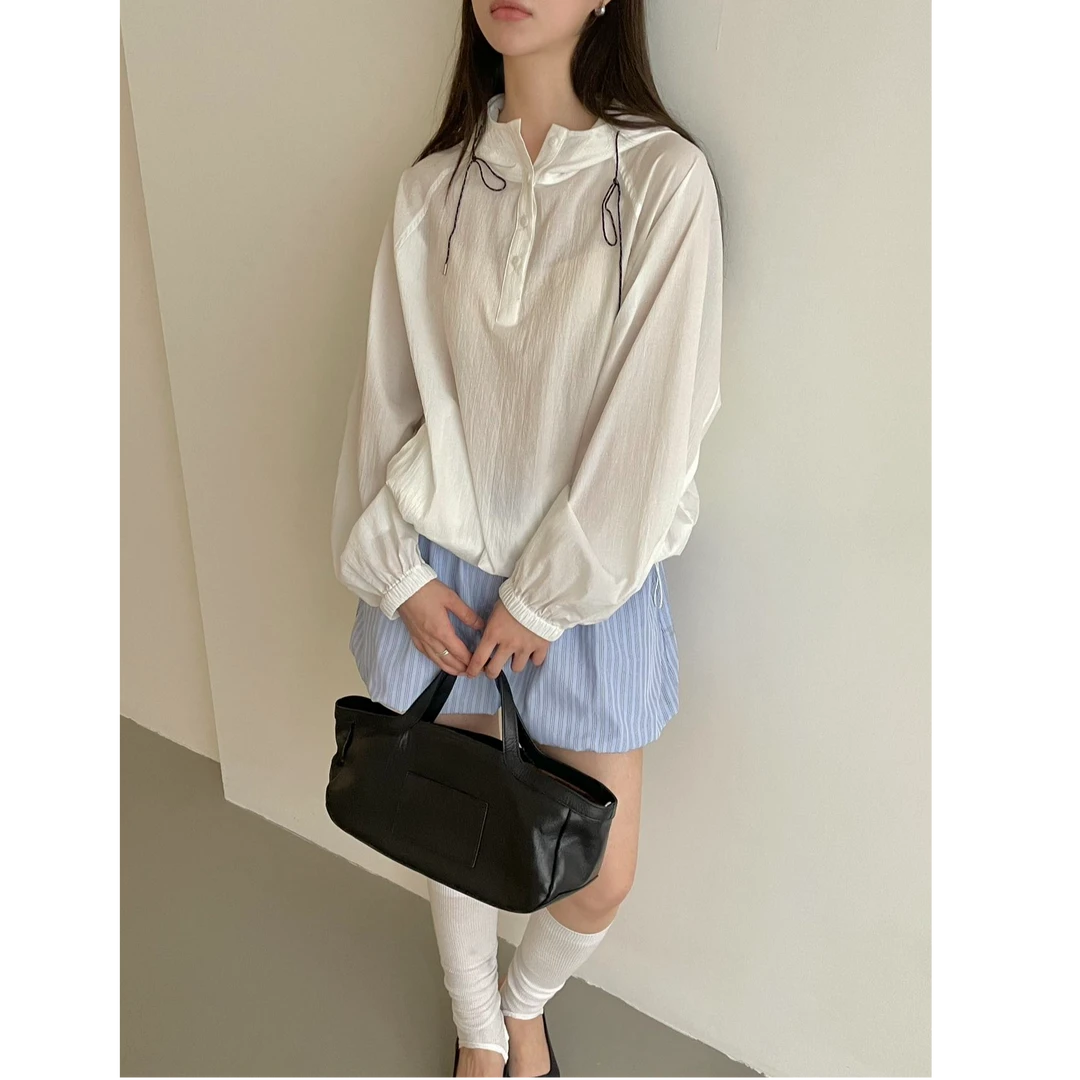 十三行非町-夏季福秒防晒连帽衬衫#269