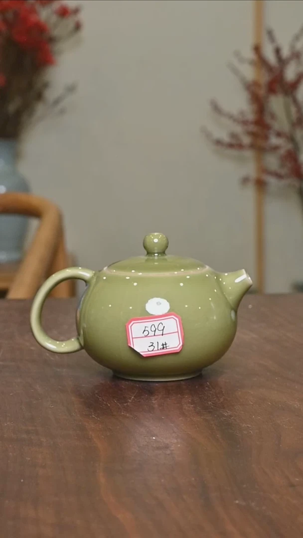 【闪购商品】其他31#手拉西施壶 矿石釉 微瑕桑麻款