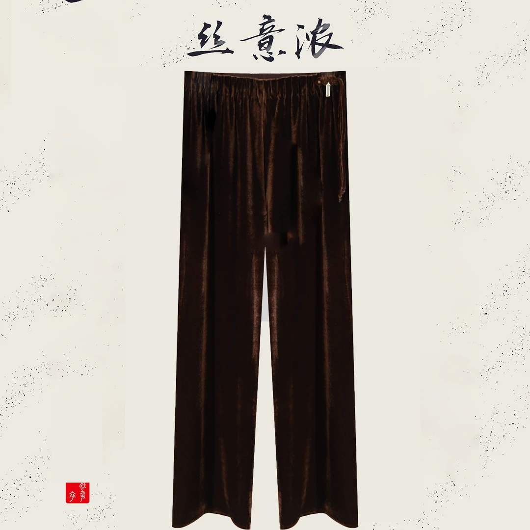 丝意浓【丝绒-玉佩】 丝绒桑蚕丝真丝丝绒新中式国风春夏新款