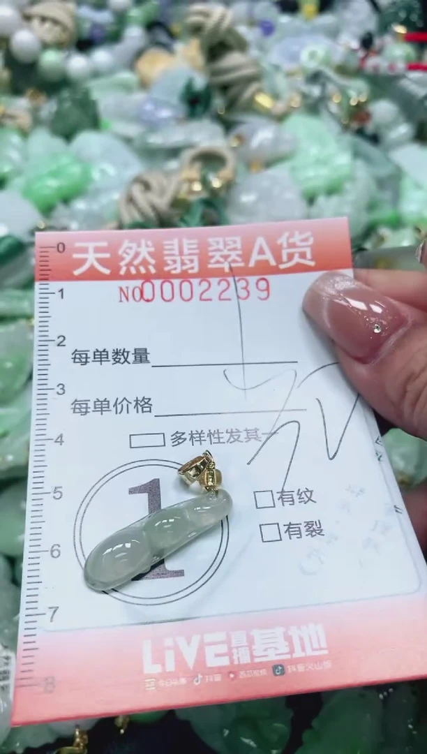 翡翠未镶嵌颈饰闪购002239