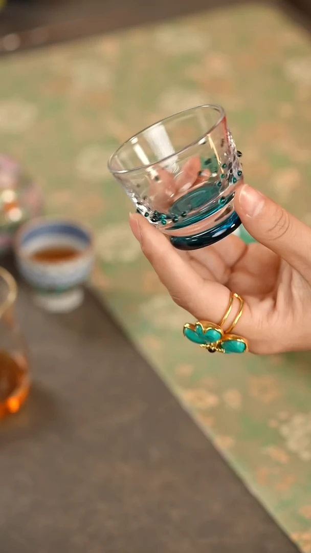 @@@@@@@@@@@@@@H透明绿点杯子