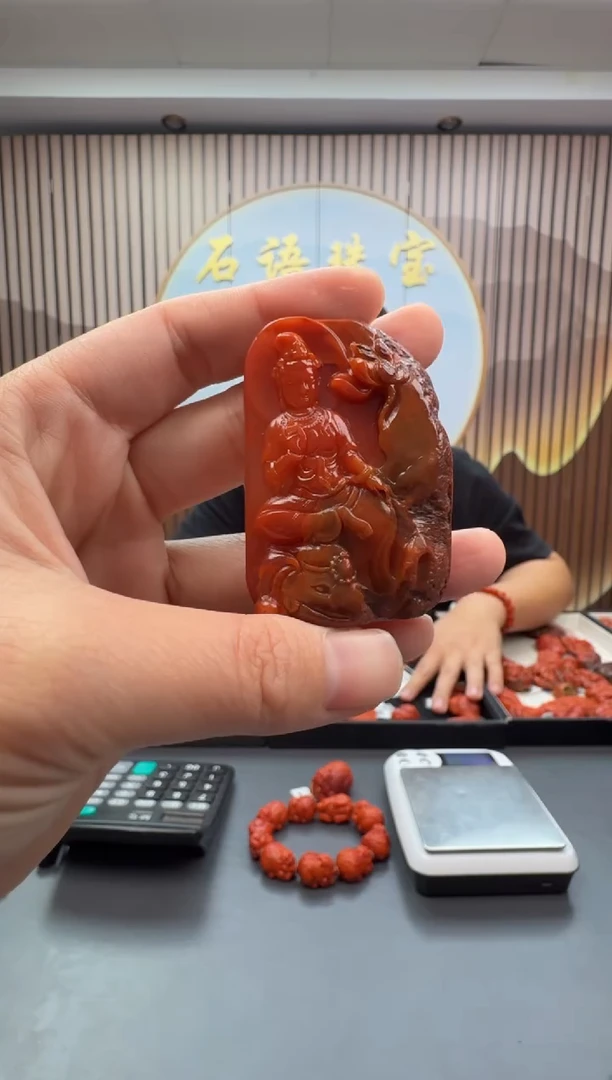 未镶嵌雕刻南红玛瑙099ZB1211产品一个